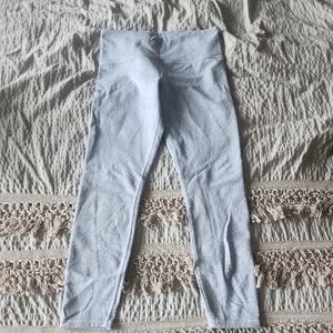 Light Blue Paisley Print Elation  High-Waisted Leggings